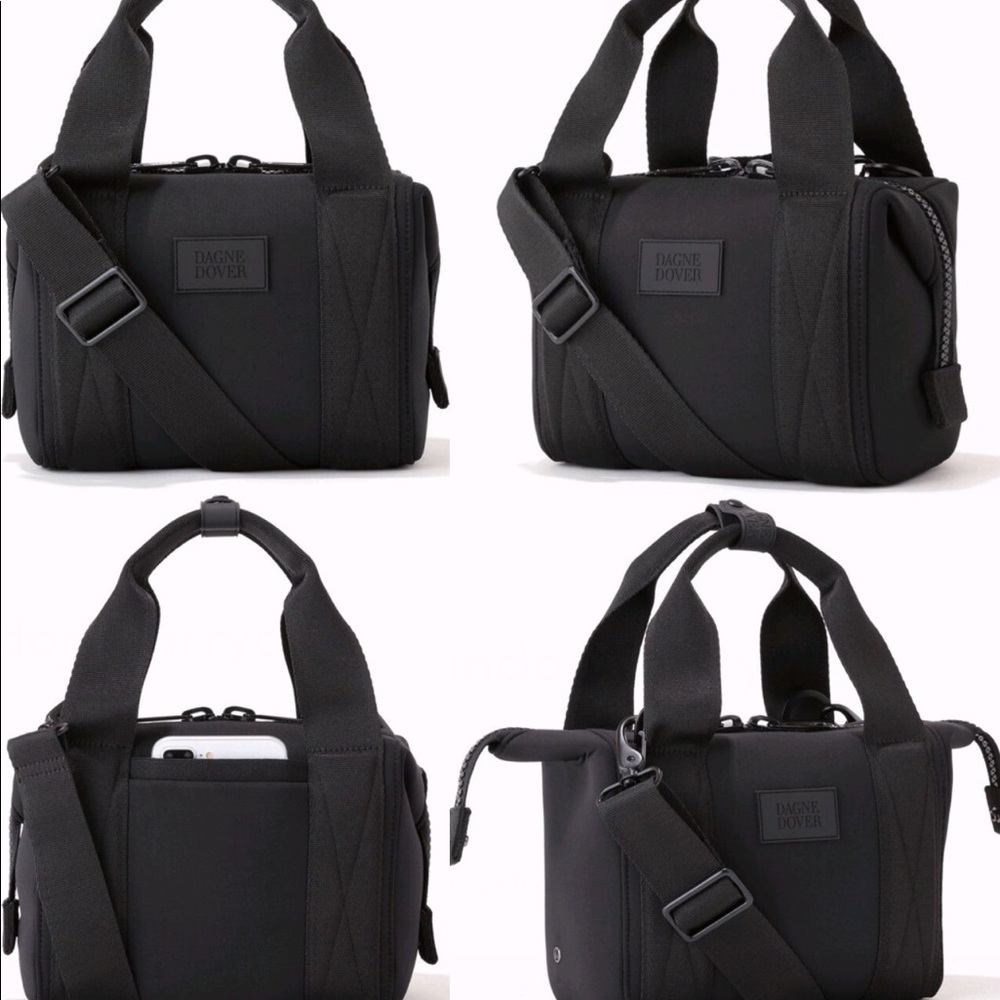 Dagne Dover Landon Small Black Neoprene Carryall